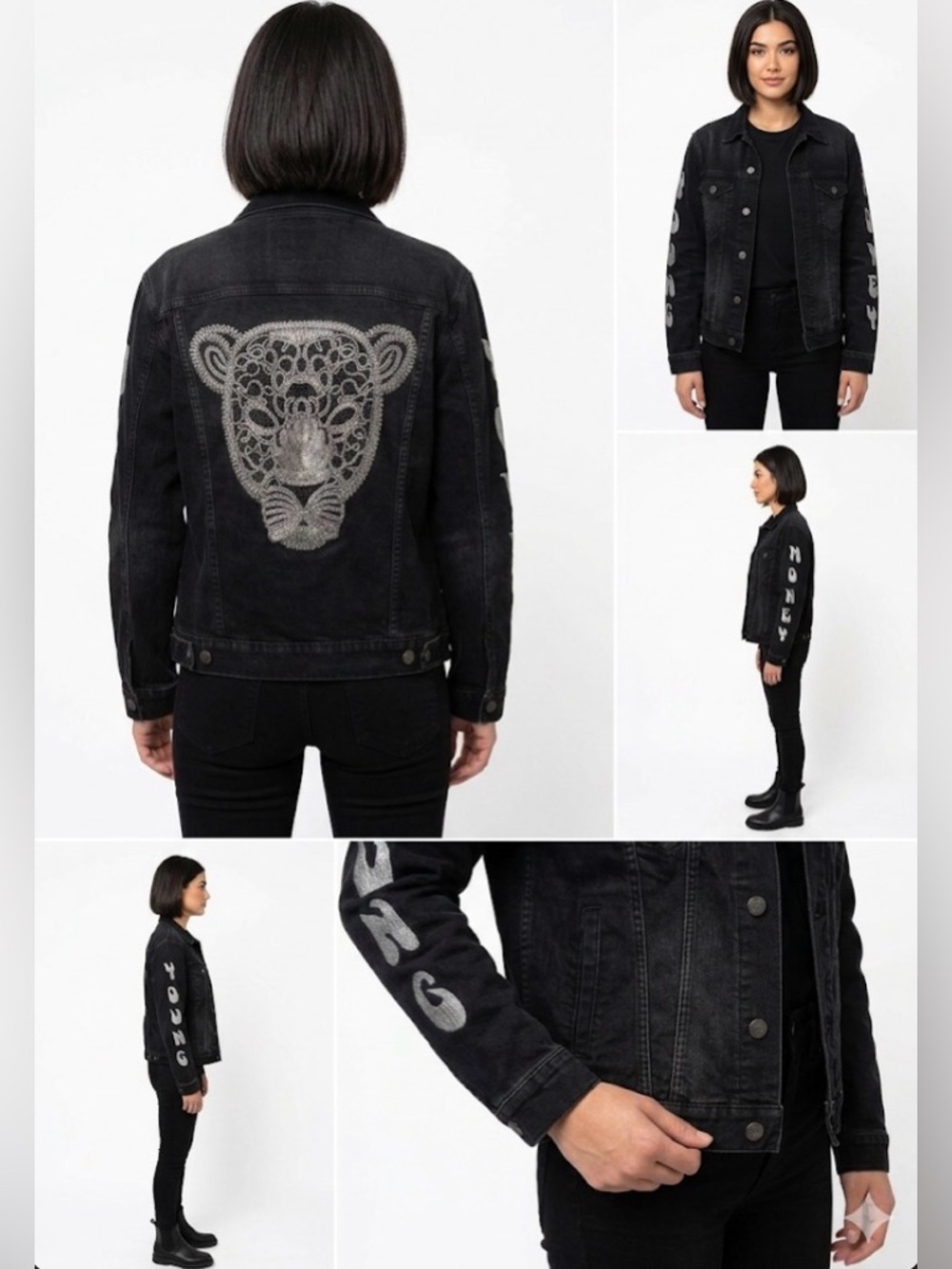 American Eagle Custom “Young Money” Denim Jacket